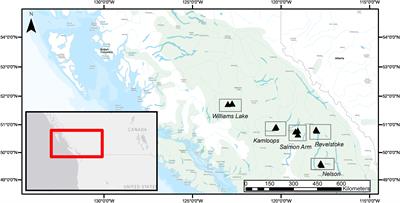 Shifts in Ectomycorrhizal Fungal Communities and Exploration Types Relate to the Environment and Fine-Root Traits Across Interior Douglas-Fir Forests of Western Canada